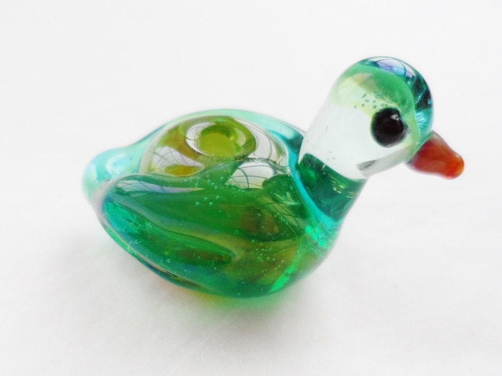 Quacks - handmade lampwork focal beads