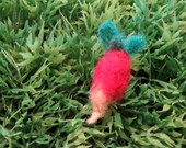 Tiny RADISH French Breakfast Felt Mini Soft Wool Food Dollhouse Miniature Garden Farmers Market