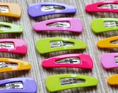 5 colorful hairclips for your own crafting lollipop 52x17mm
