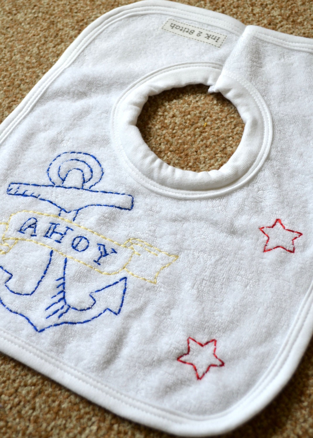 Anchor Tattoo Pullover Bib