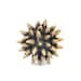 big spike ring - bronze and silver