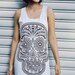 Skull Women Tank Top - WomenTank Top t- Shirts top tunic vest Blouses Ladies Sleeveless Tunic Tops Size M L