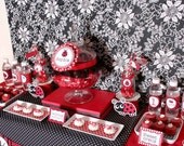 LadyBug Red Birthday Party Package Personalized MINI Collection Set  - PRINTABLE DIY - PS815CA1y