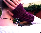 KNITTING PATTERN Gracias a la Vida Simple Lace Fingerless Gloves