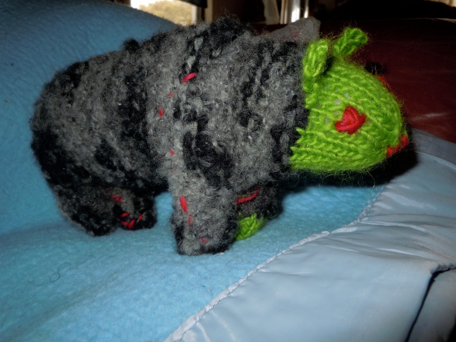 KNITTING PATTERN Amigurumi Zombie Sheep