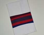 Red Kitchen Towel, Red White & Blue, Dish Towel, Modern Hand Towel