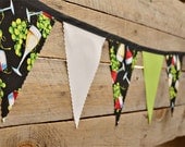 Vineyard - Vintage Bunting Banner - Free Shipping US and Canada