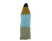 Penny the Pencil - soft knitted toy