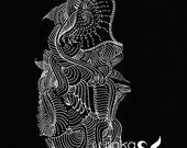 OWL - Original Art Print by Windy Love