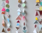 mixed up pretty eclectic garland - 10 feet