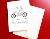 Blank Happy Anniversary Card