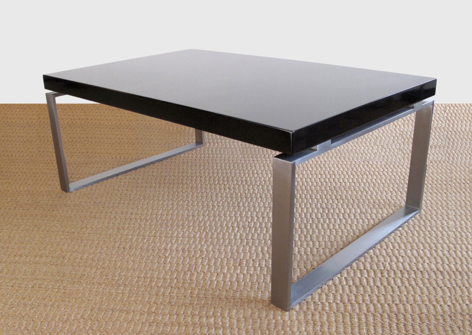 Chicago Brushed Steel Coffee Table