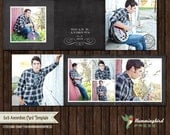 INSTANT Download - Senior Graduation PSD 5x5 Accordion  - A8