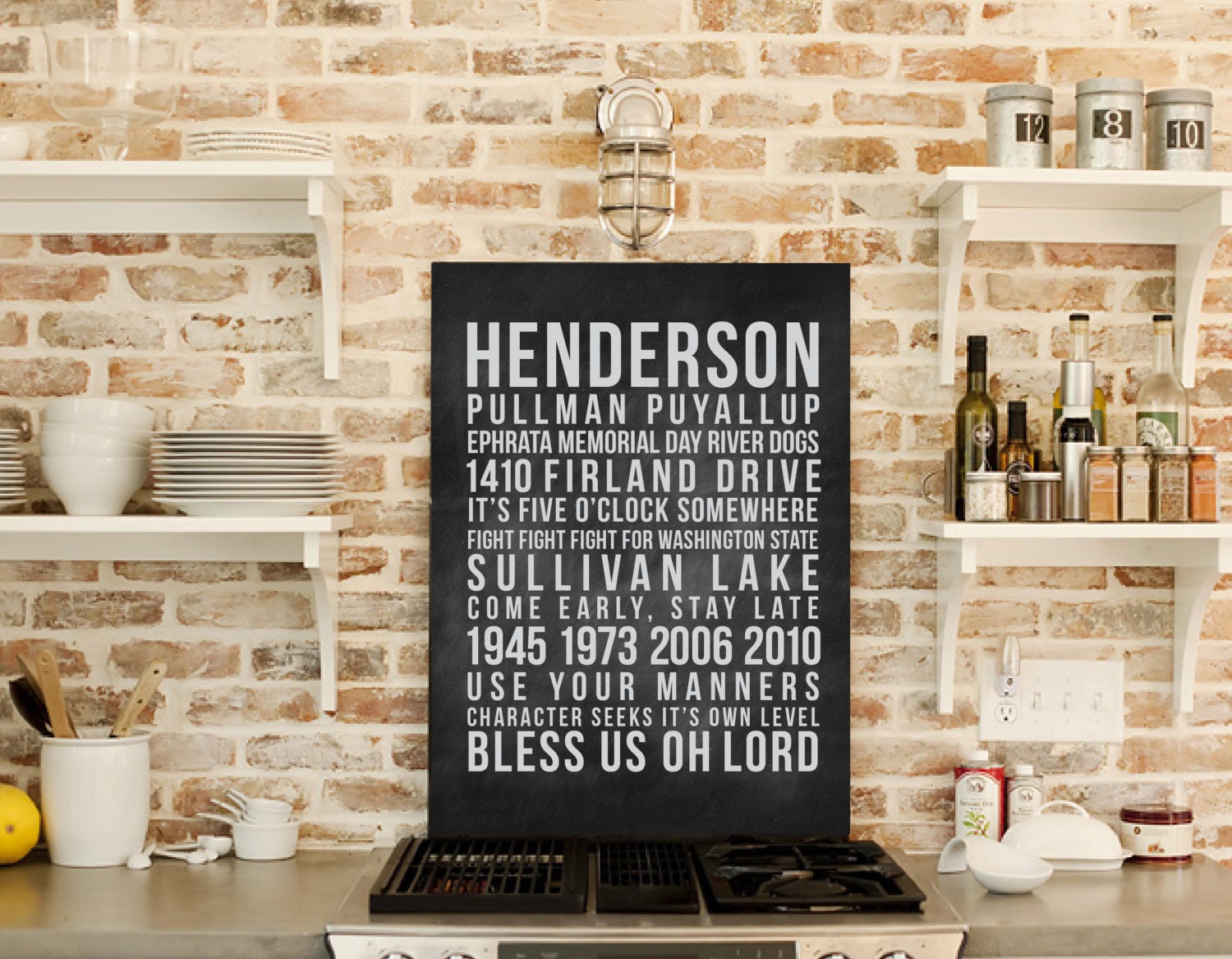 FAMILY CANVAS - Customizable Family Subway Style Canvas Art