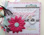 Engagement Scrapbook KIT Mini Album Pre-cut Do-it-Yourself