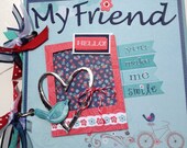 Friend Scrapbook Premade Mini Album Gift