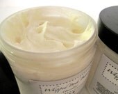 Unscented Whipped Body Butter with Shea and Mango Butters, Belly Butter, Vegan, All Natural, Calendula Infused Oils