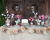 Indoor/Outdoor Rope and Handcrafted Flower Banner
