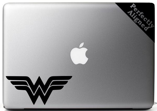 Vinyl Decal - Wonder Woman inspired symbol vinyl decal for Macbooks, Laptops, Cars, etc...