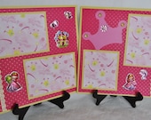 Little Princess 12 x 12" Premade Scrapbook Pages
