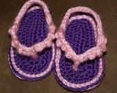 Baby Girl Summer Sandals - Baby Shoes - Flip Flops - Multiple Colors and Sizes available