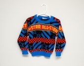 Vintage 1980s boy's all-star sweater