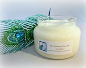 Scented Soy Candle White Gardenia 12oz Apothecary Jar
