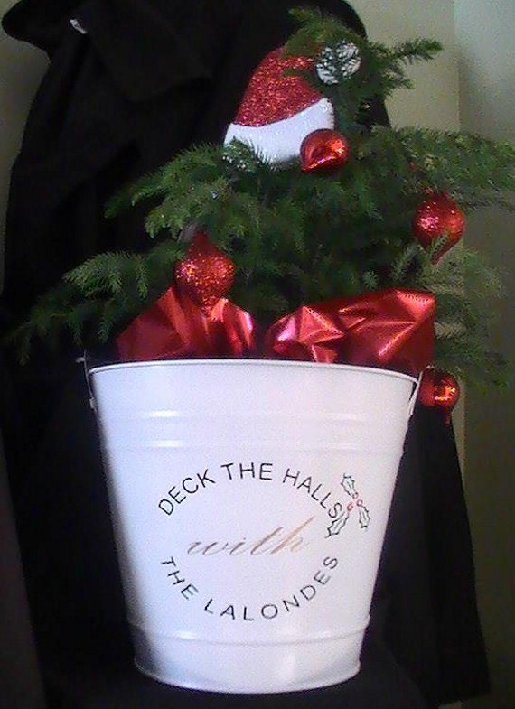 Personalised Christmas Bucket