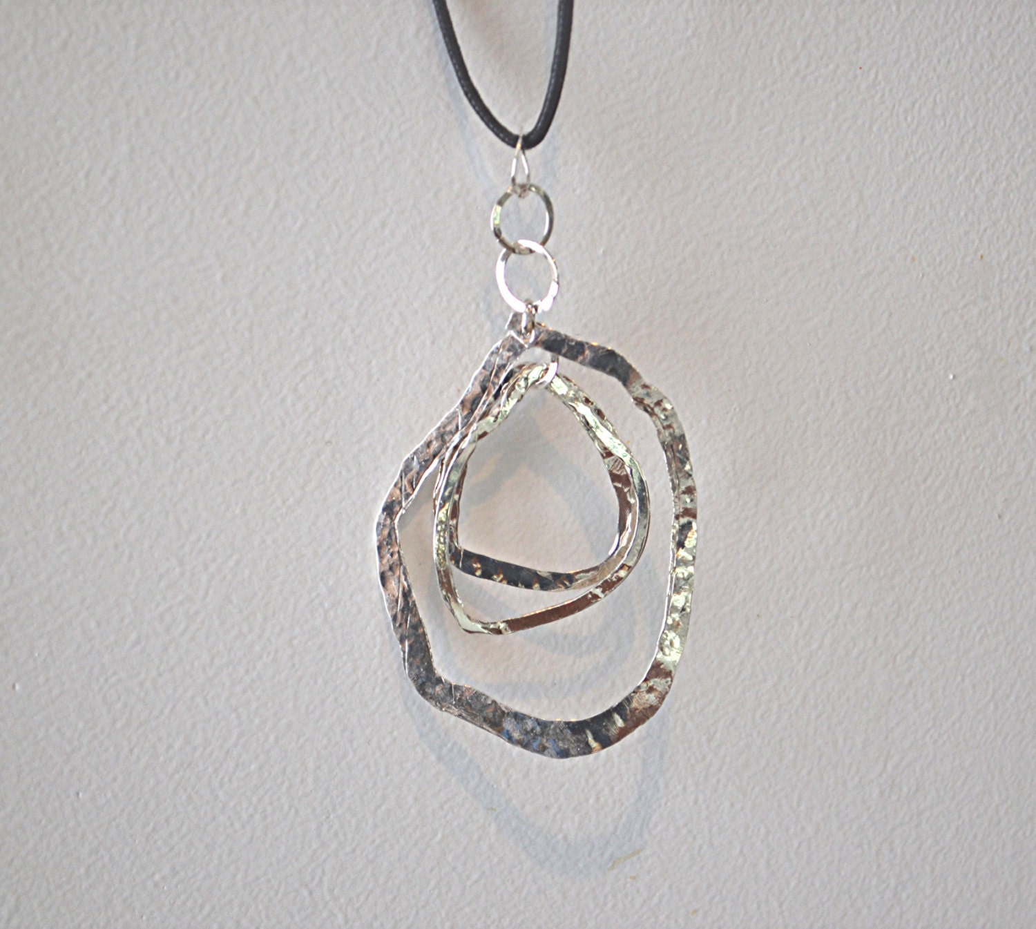 Three Circle Silver Pendant