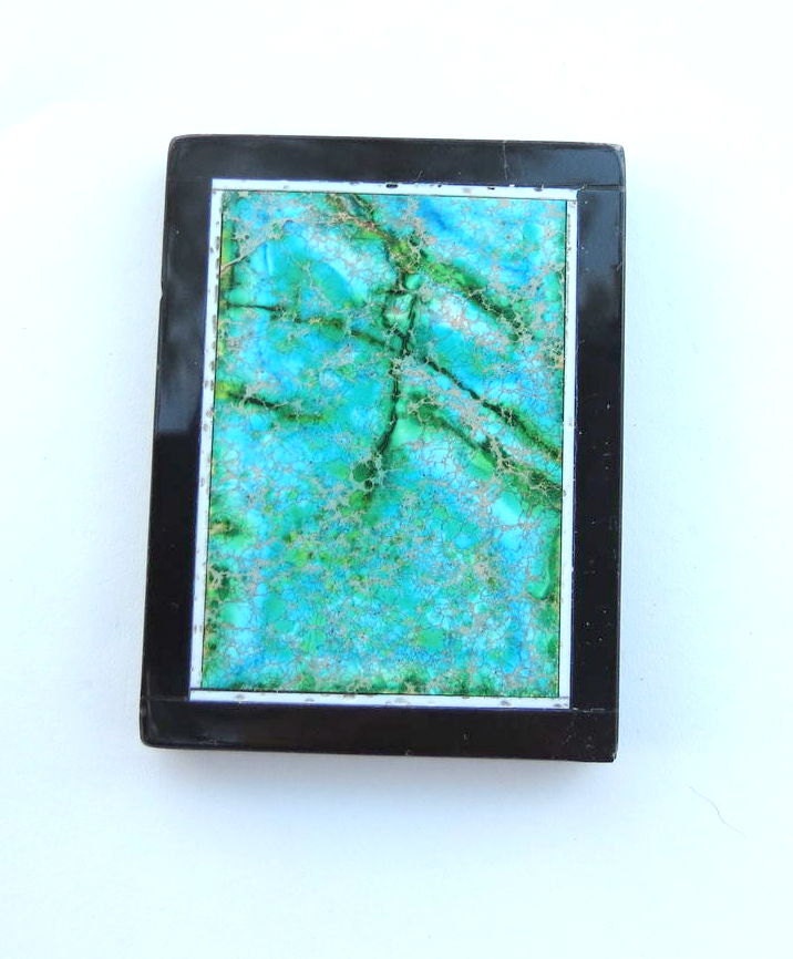 Large Ocean Jasper Onyx Pendant Bead Destash