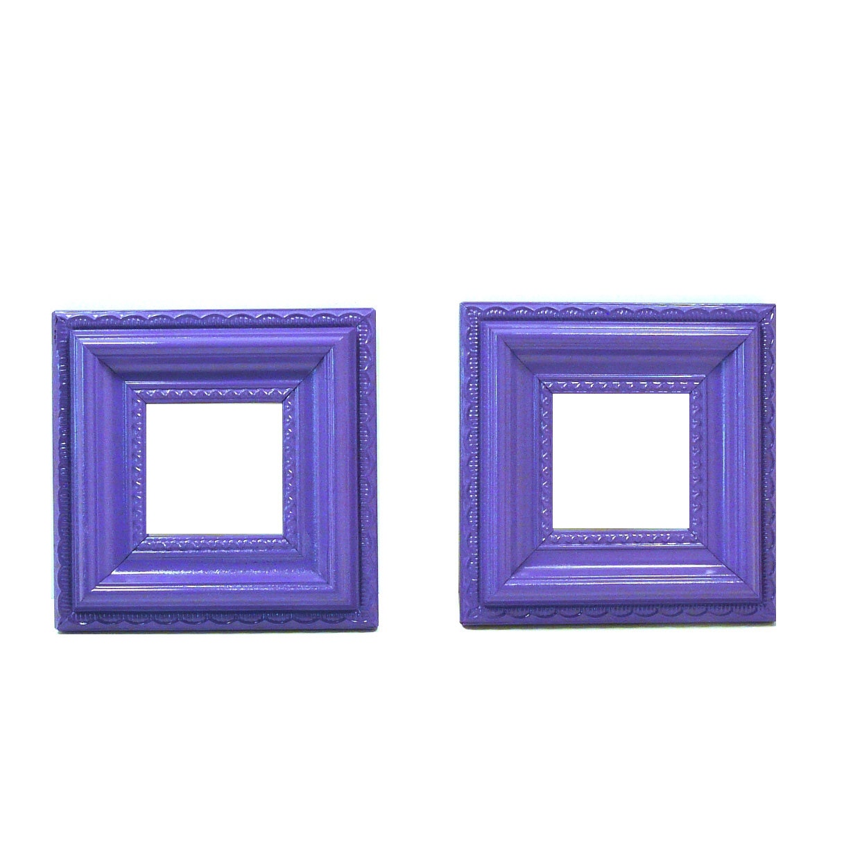 upcycled picture frames, frame set, home decor, ornate, purple, upcycled frames, violet