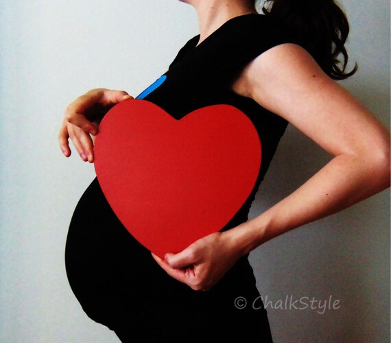 CHALKBOARD Pregnancy Maternity Photo Props Engagement or Wedding Photobooth Prop, Baby Shower Decor Heart Shaped Chalk Board Il_570xn