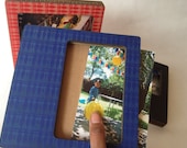 Table Top Picture Frame 'Blue'  // Personalize with 4"x6" photo for gifting