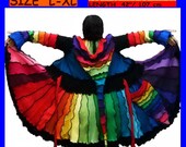 Elf sWEATER, elf COAT, DRESS, coat of many colors, women hoodie, costium, gypsy, patchwork, Recycled, upcycled, jacket, one of a kind