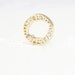 Eternity - Vermeil filigree ring on delicate sterling silver chain - gold ring necklace