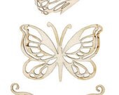 Kaisercraft Wood Flourishes Magical Butterfly Butterflies