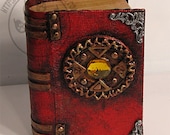 Hidden Treasure Spell Book Box   - Grimoire of Embers