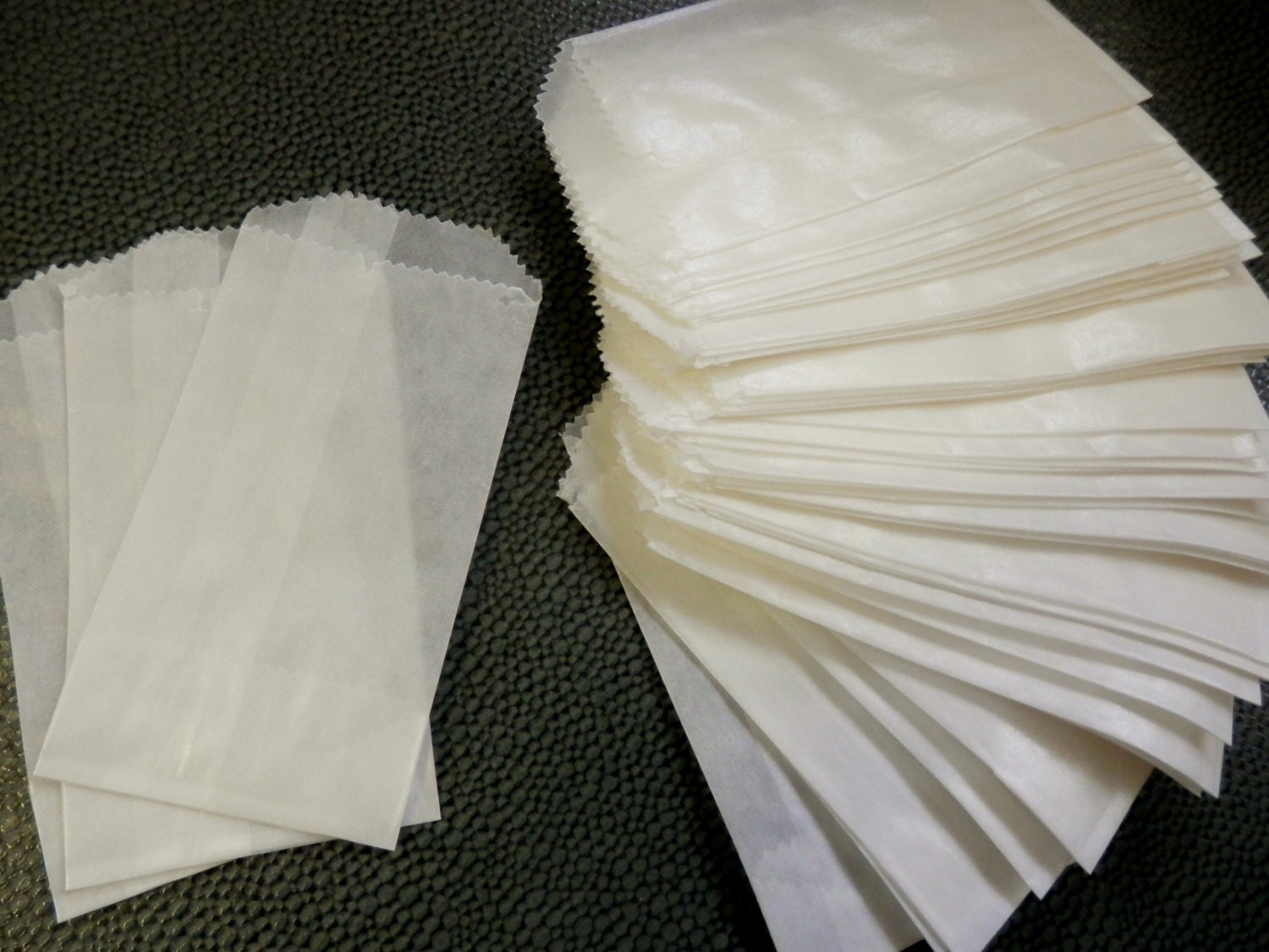 Glassine Bags 50 - 3 1/2" x 2" - Just right for a business card or......
