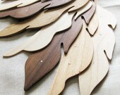 Bookmark in reclaimed wood with recycled copper rivets eco gifts under 25