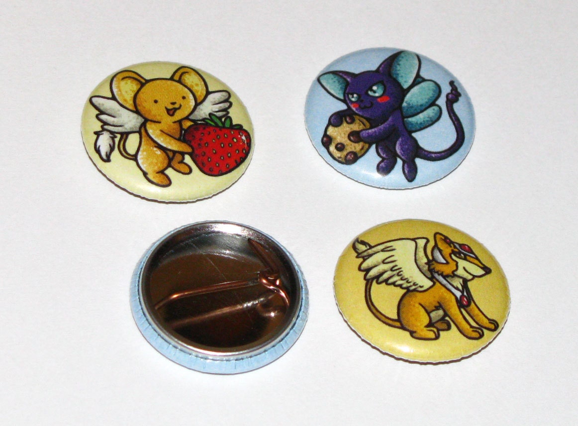 Card Captor Sakura 1 inch Button Set