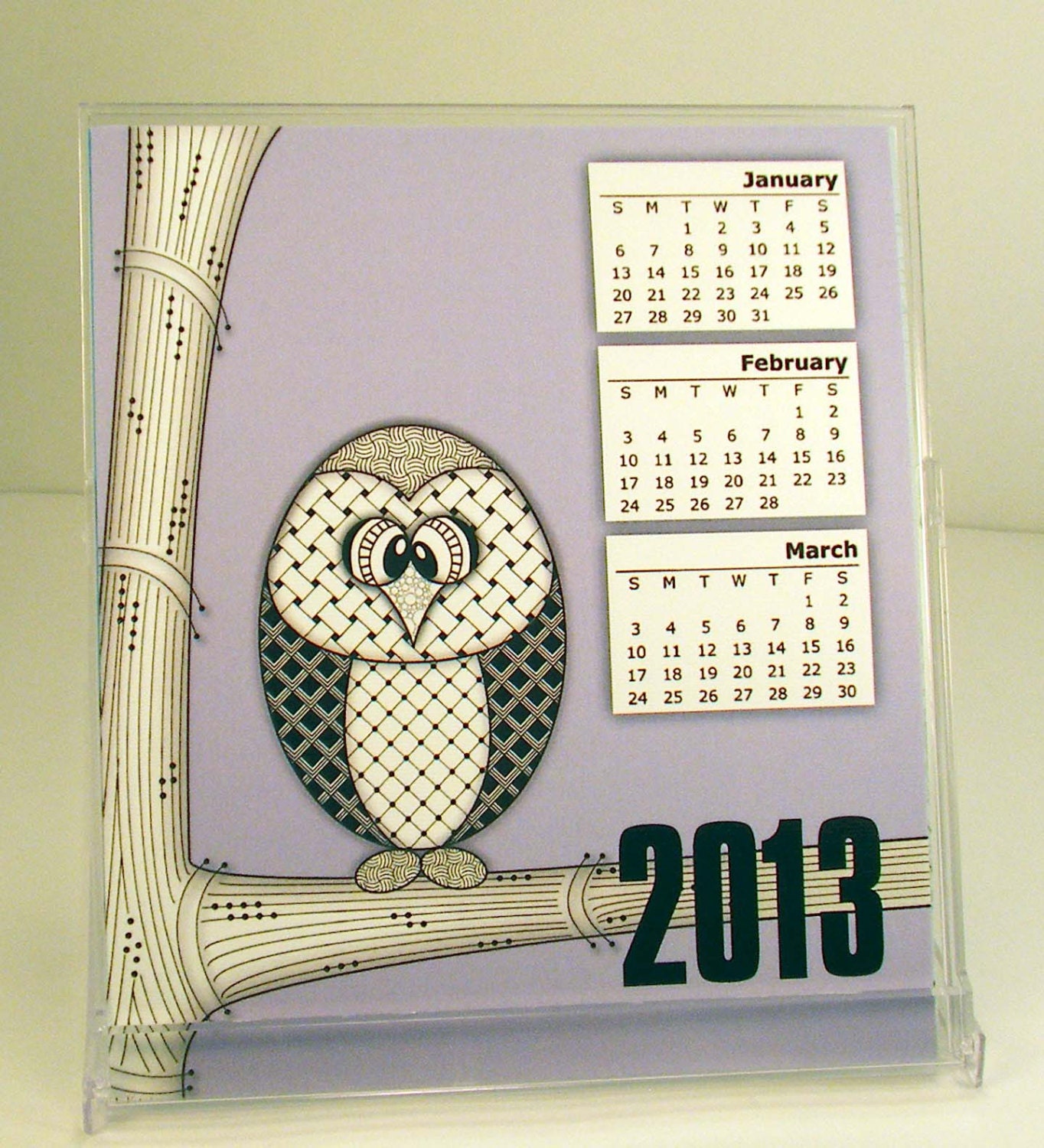 2013 Desk Calendar - Zentangle Inspired Designs