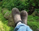 Men's Felted Wool Clogs/Slippers for Father's Day Size 8-9