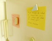 White Collection I Magnets // Set of 4 Magnets // Construction Waste // ceramic stone // One Off One Off // Free Shipping