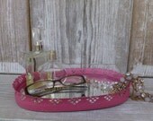Pink Vanity Mirror Tray