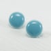 Turquoise Stud Earrings 20mm - Turquoise Post Earrings - Surgical Stainless Steel Posts - Turquoise Jewelry - Bridesmaid Prom Gifts