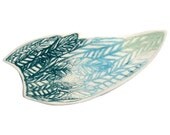 Screenprinted Porcelain Wing Brooch