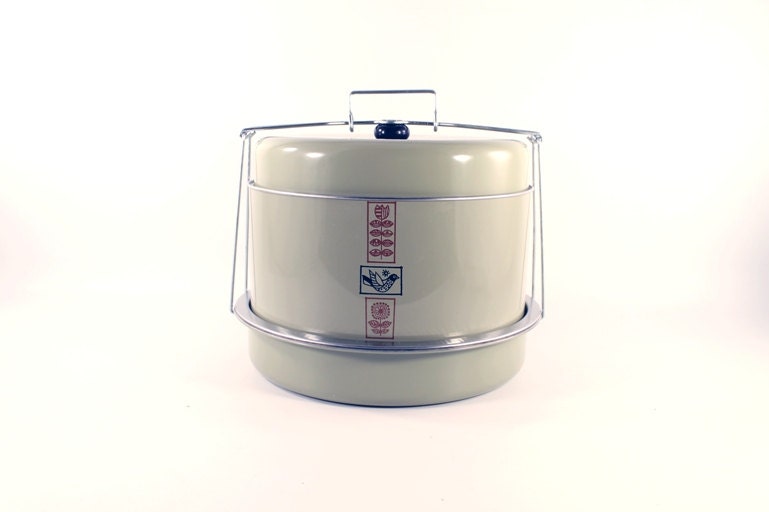 Vintage Food Carrier, Triple Decker Food Carrier