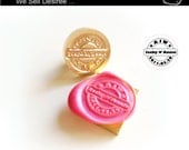 Wax Seal Stamp custom made order ,  personalized seal wax letter font set, wedding, logo Ref BMSN7