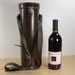 Vintage Wine Tote Storage Case - Leather Hard Container