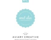 Pre-made Logo Design "Sweet Alice"" / Boutique Graphic Design / Custom Branding
